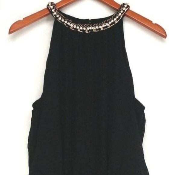 aDRESSing WOMAN Blk- Emb Halter Neck Evening Dress - Picture 4 of 5